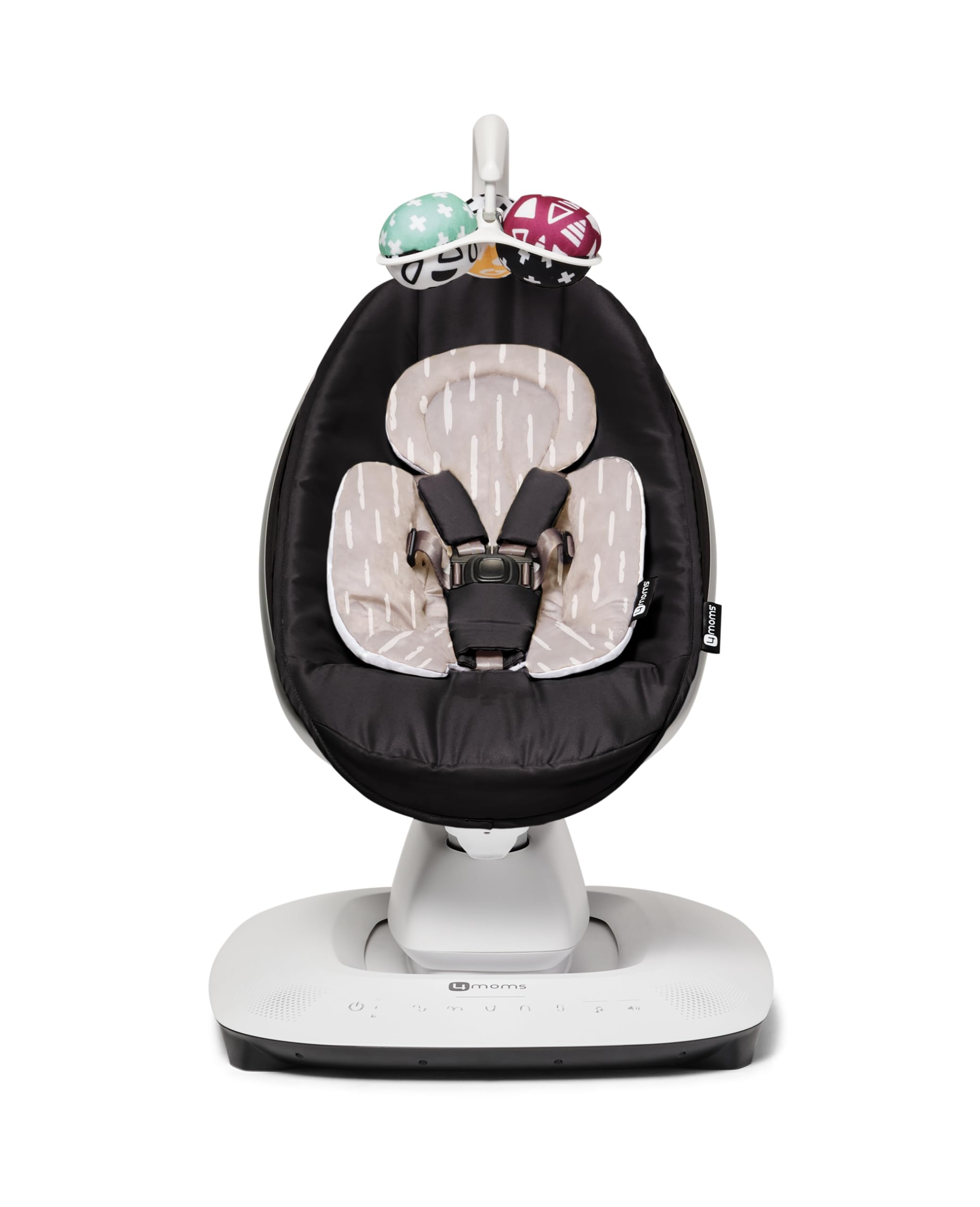 4moms RockaRoo and MamaRoo Infant Insert, Machine Washable, Soft, Plush Fabric, Reversible Design, Sand - Image 4