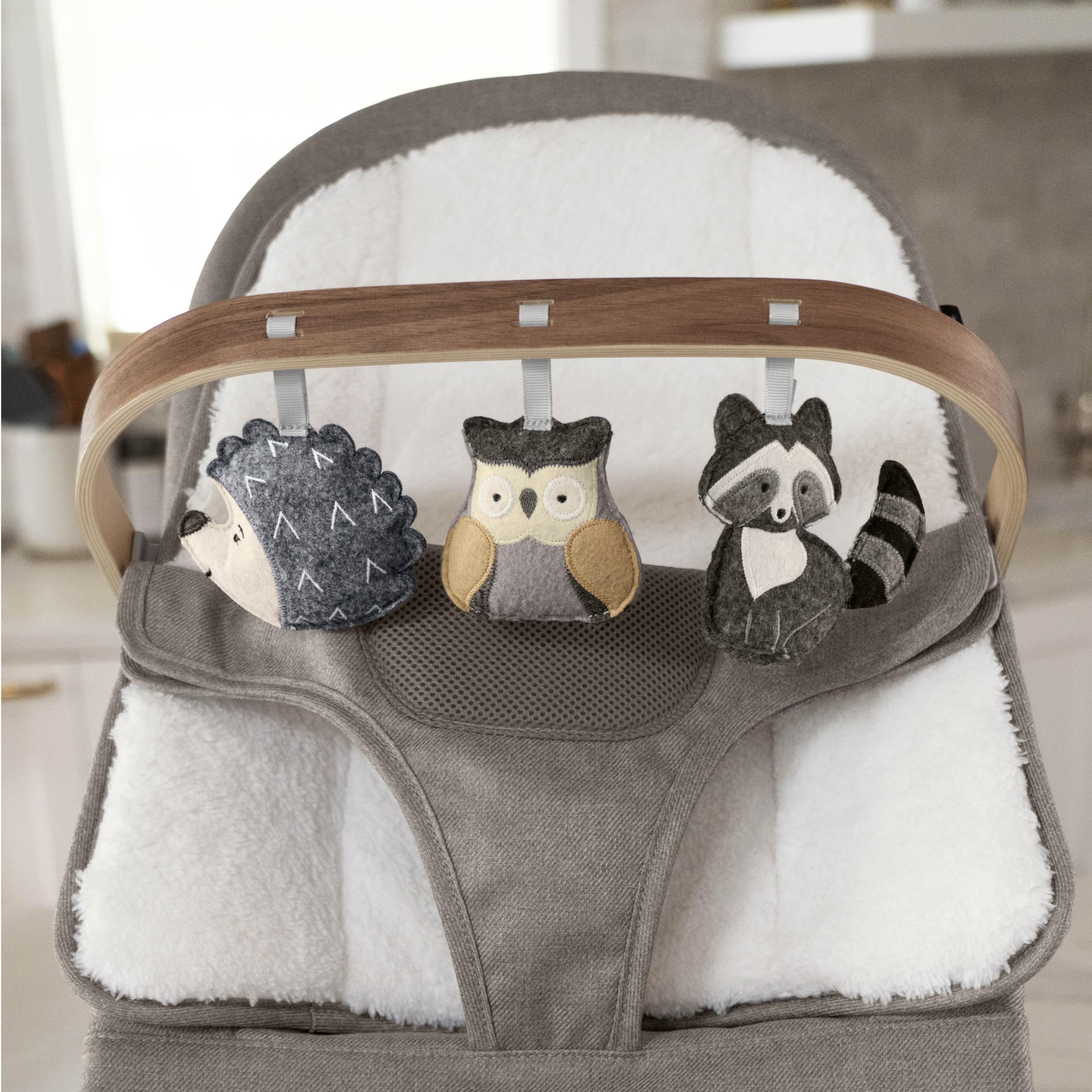 UPPAbaby Mira Forest Fun Toy Bar/Easily Attaches to Baby Bouncer/Sensory Entertainment - Image 4