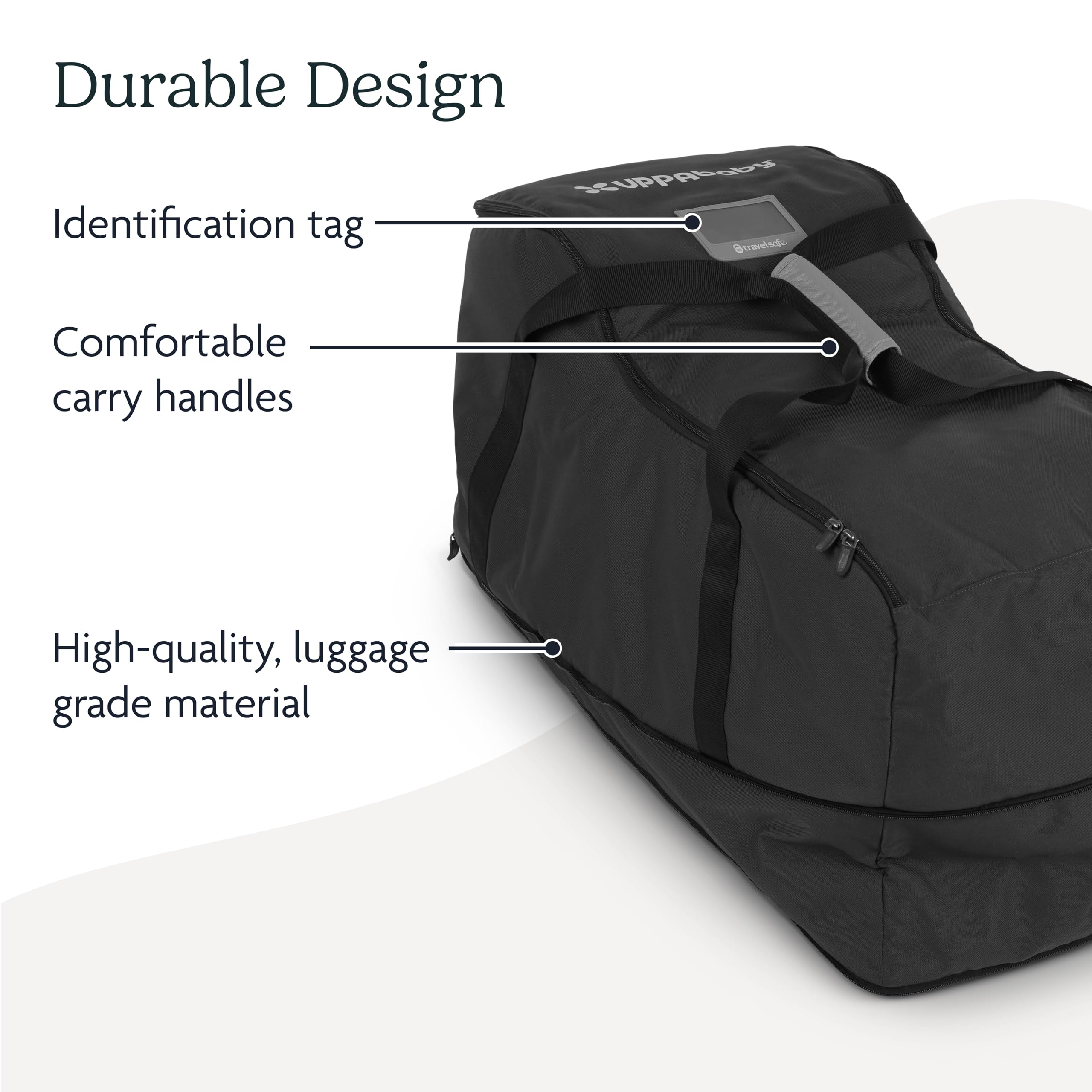 UPPAbaby Travel Bag for Aria and Mesa Infant Car Seats/Easy-Carry Handles + Durable Design/TravelSafe - Image 4